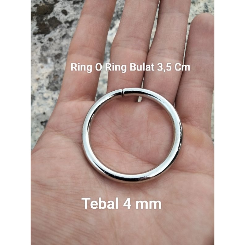 Ring Bulat Ring O Bulat Besi 3,5 Cm Tebal 4 mm Ring O Bulat Besi Tebal