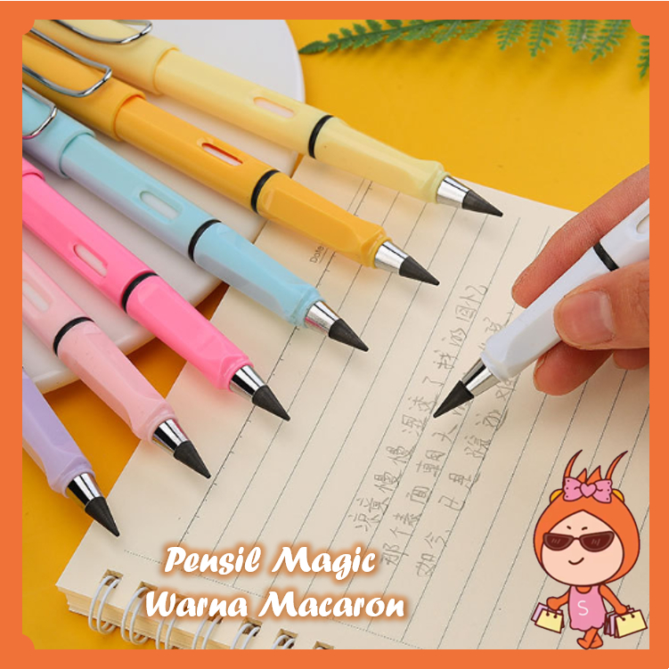 

Reseller Welcome - S5946 Pensil Eternal Abadi Tak Bisa Habis / Pensil Magic Warna Macaron / Pensil Tanpa Rautan Untuk Sekolah / Pensil Ajaib