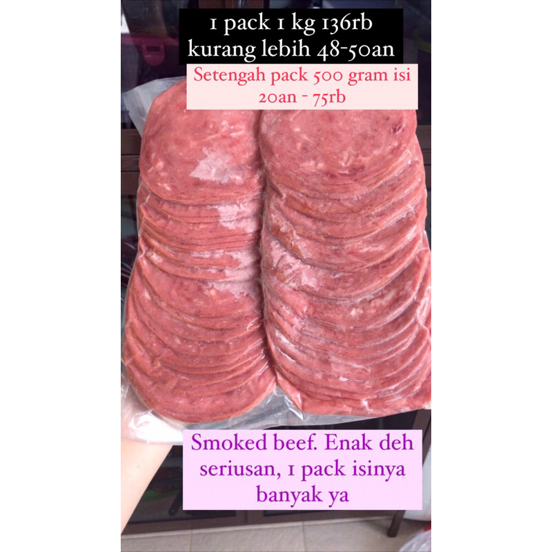 

Smoked Beef