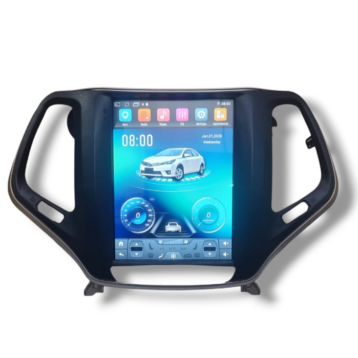 Frame Headunit Android 9.7 " Vertical Screen Jeep Cherokee 2016