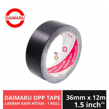 

Lakban kain 1.5 Daimaru hitam