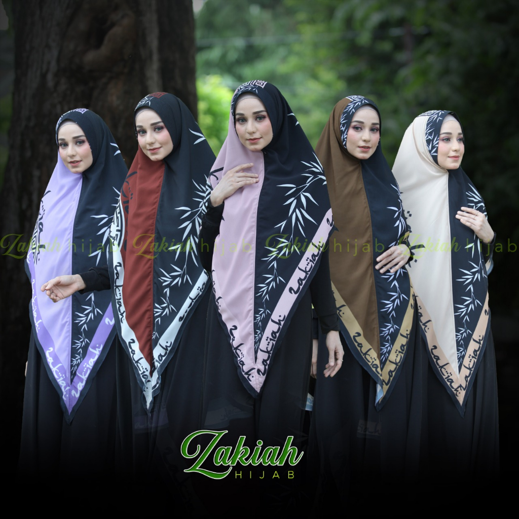 Khimar Printing Series 02 - Original Brand Zakiah Hijab