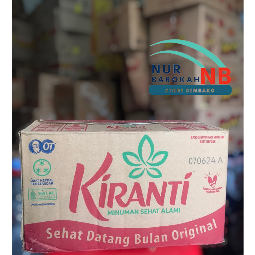

Kiranti Sehat Datang Bulan Original 1 DUS (Isi 24 PCS) 150ml