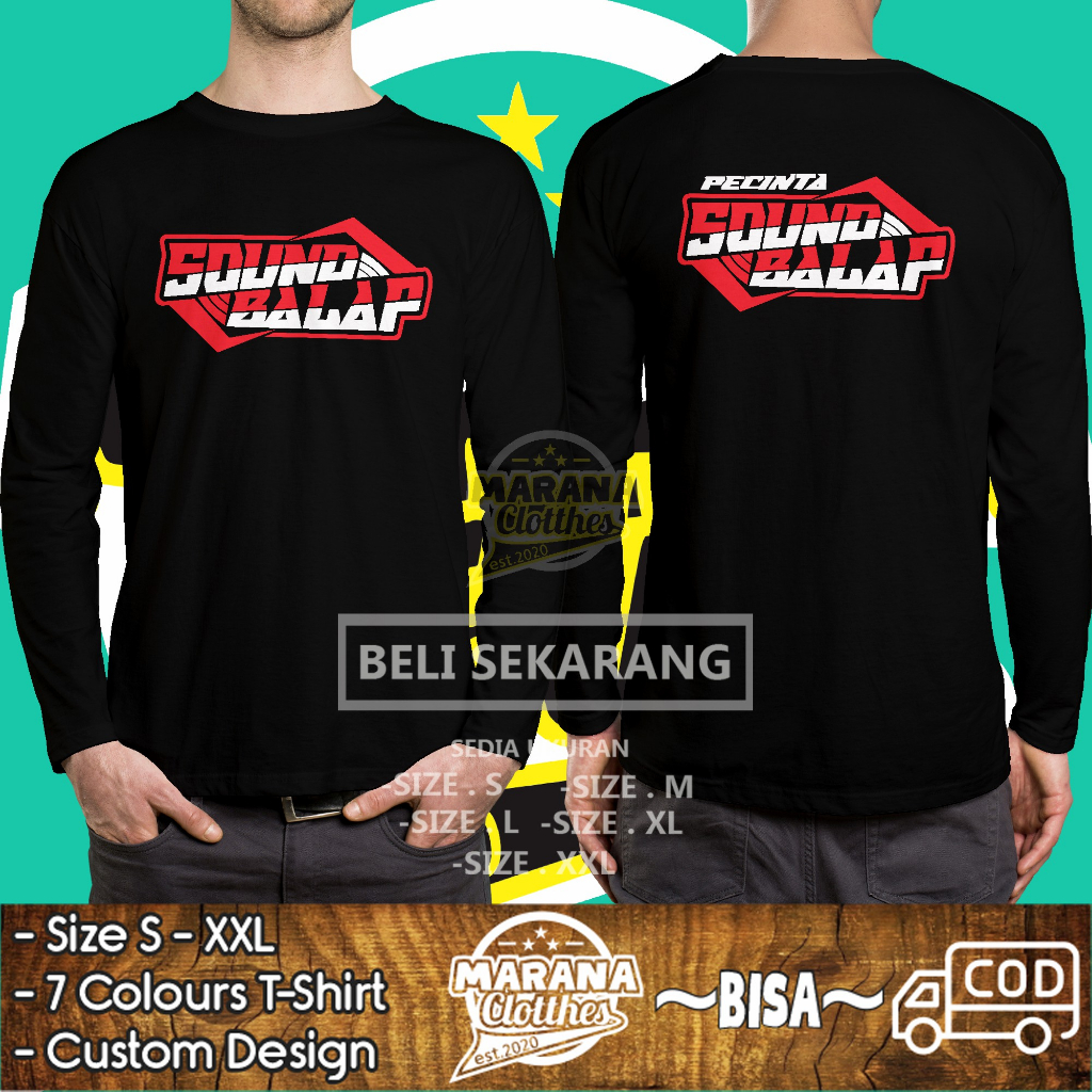 Kaos Pecinta Sound Balap DB Lengan Panjang Baju Musik