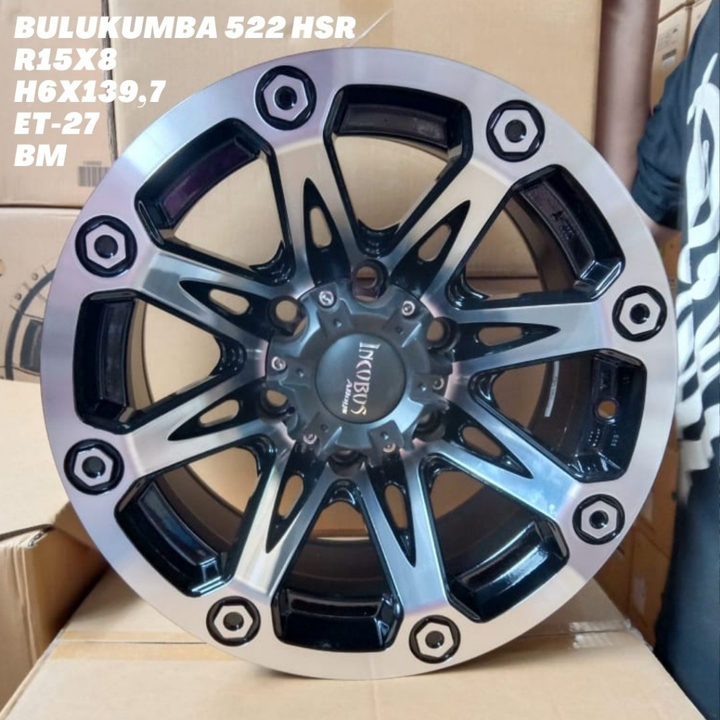VELG MOBIL RING 15 HSR BULUKUMBA R15 UNTUK TERRANO , BLAZER , TRITON