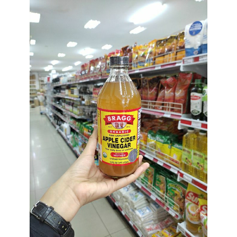 

Bragg Apple Cider Vinegar 16oz 473ml / Cuka Apel Organic Healthy Choice
