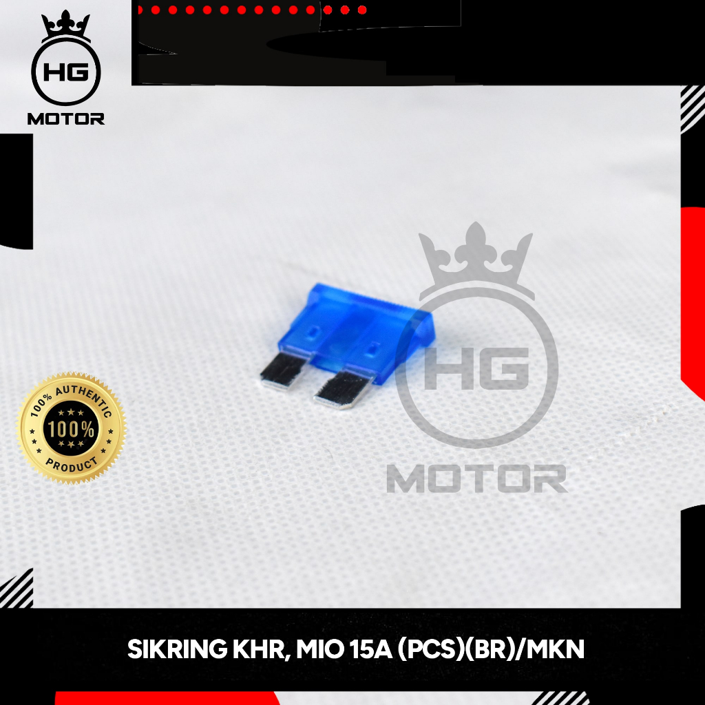 Sekring Sikring Fuse Tancap Besar 15A / Sikring Karisma Mio 15A BIRU