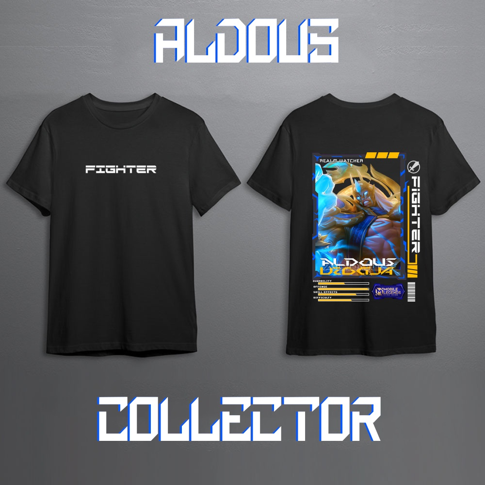 KAOS HERO MOBILE LEGEND ALDOUS SKIN COLLECTOR SKIN TRANSFORMER TERBARU KAOS GAMING MLBB ALDOUS FIGHT