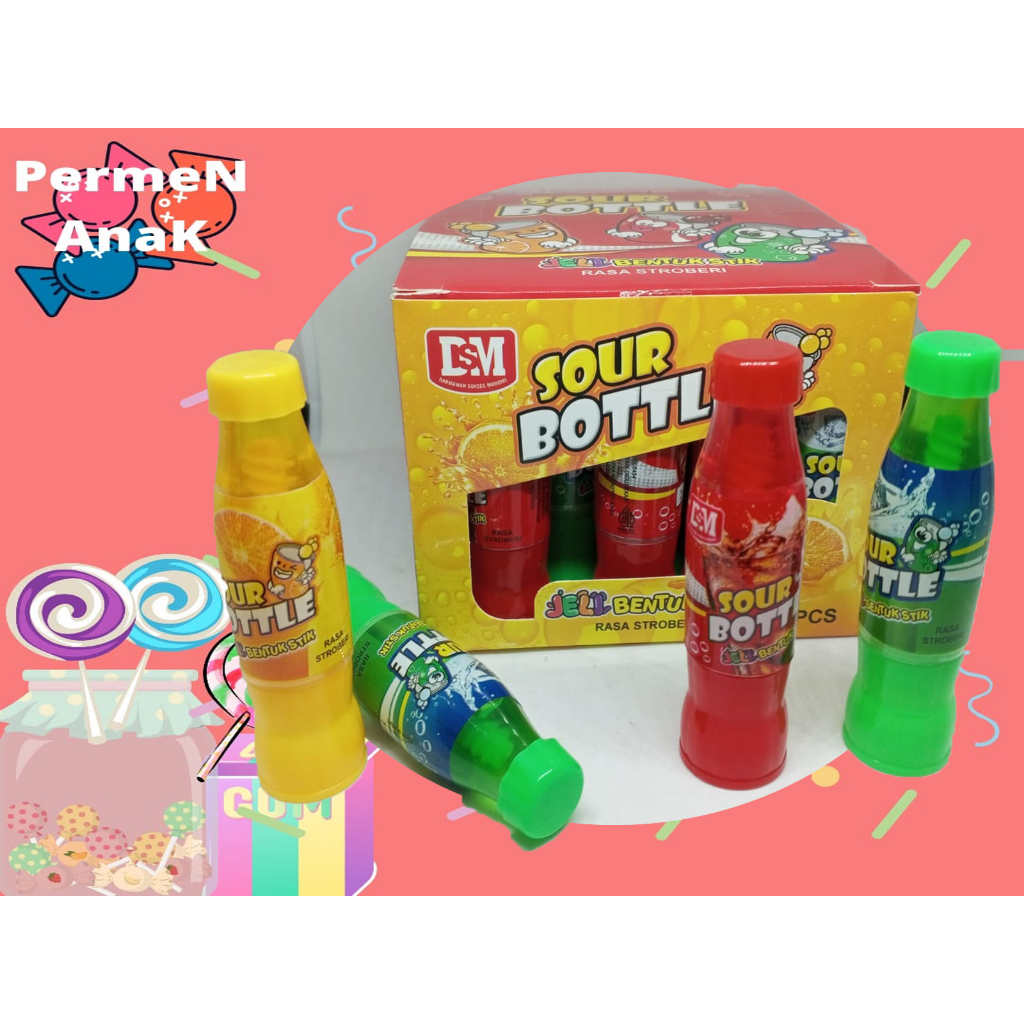 

permen anak warung rasa buah sour botol 30pcs