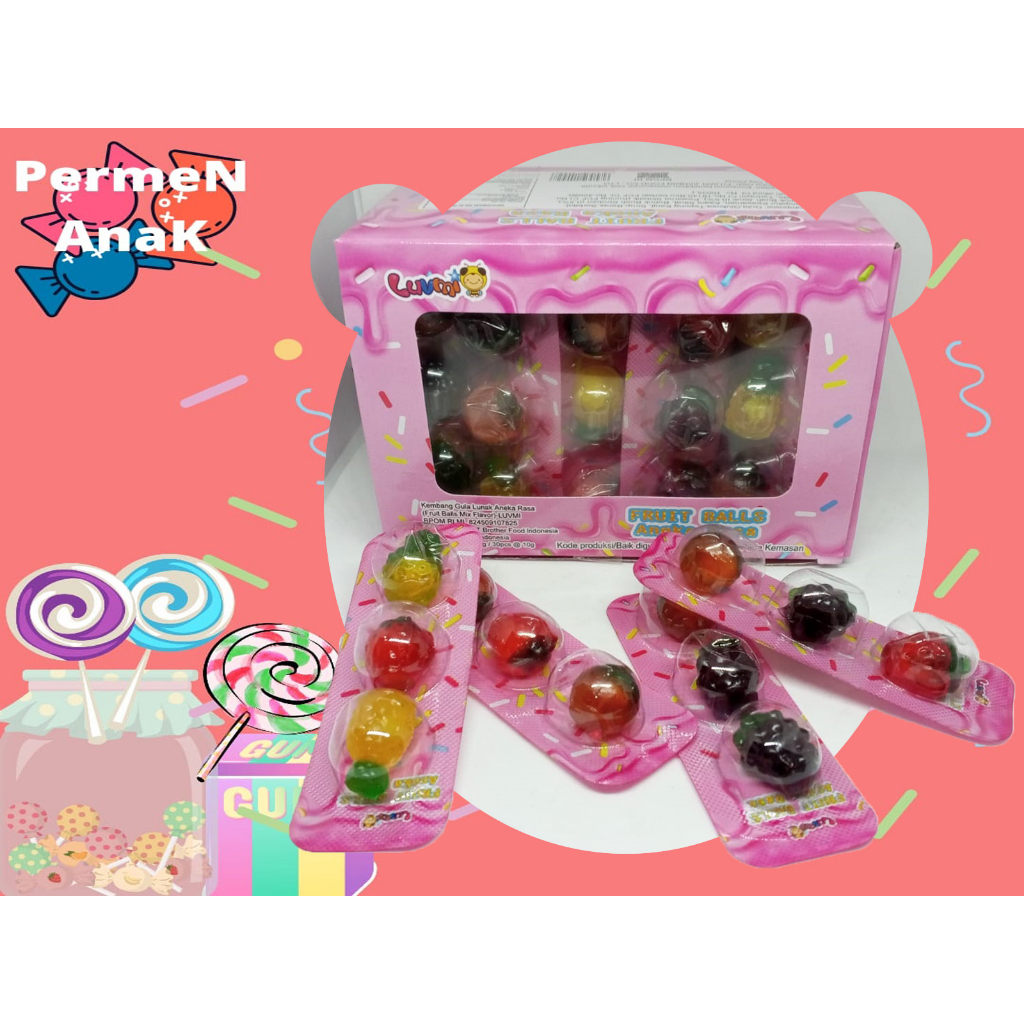 

permen anak warung lunak buah buahan 30pcs