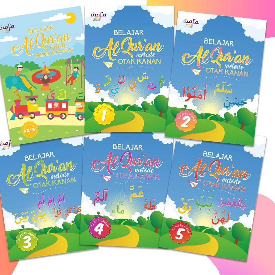 Produck murah// NTB9W BUNDLING BUKU TILAWAH WAFA TK+BUKU TILAWAH WAFA 1-5 //Stok Banyak