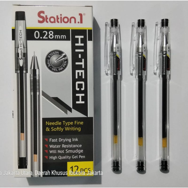 

PULPEN STATION ONE / PULPEN GEL MURAH / PEN GEL MURAH