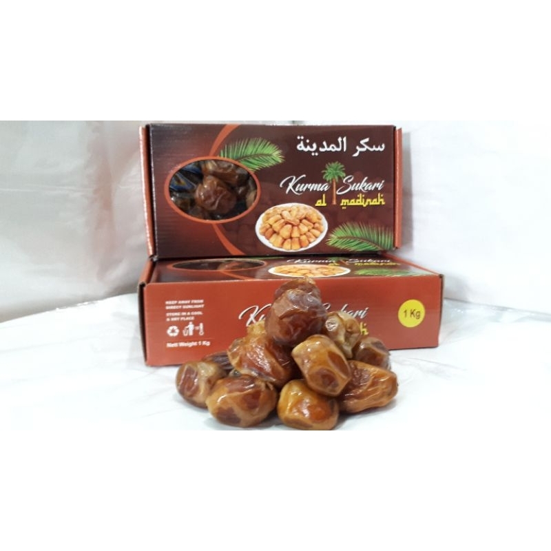 

Kurma Sukari Al Madina Premium 1Kg Kurma Sukari Dates