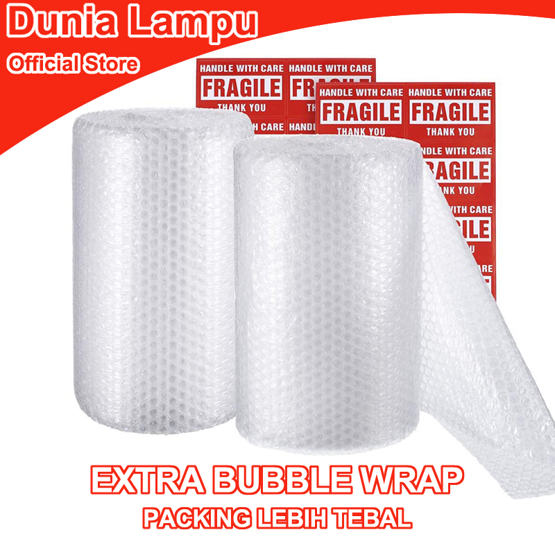 

Dunia Lampu Bubble Wrap Extra Packing / Tambahan Packing / Bubble Wrap