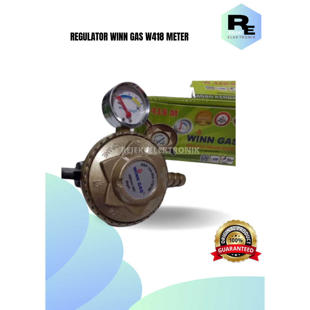 Regulator Elpiji Winn Gas W998M W 998M 998 / W418M W 418M 418 METER