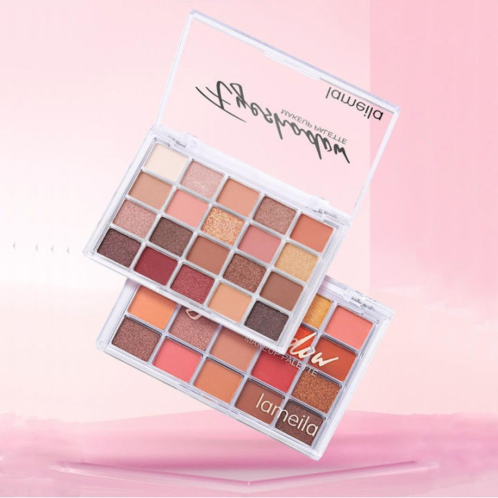 Lameila 5260 Eyeshadow Palette 20 Warna Eyeshadow Waterproof dan Tahan Lama