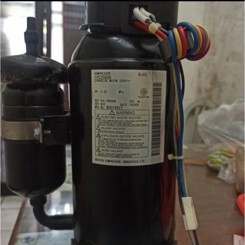 KOMPRESOR DAIKIN INVERTER 1.5PK FREON R32