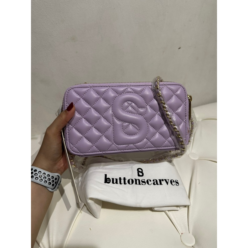 Yura Bag Buttonscarves Lilac Warehouse sale Buttonscarves