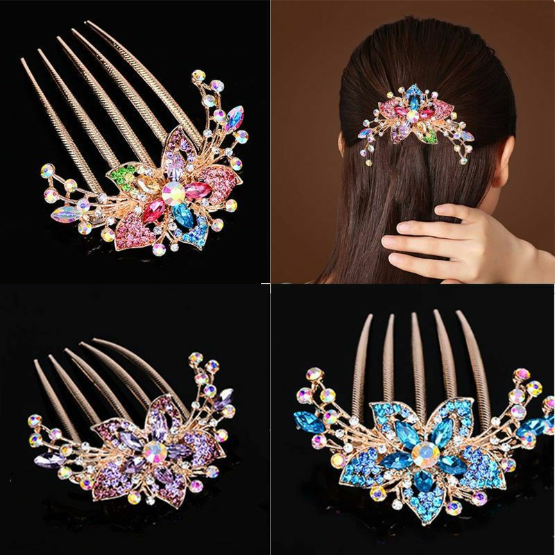 Konde Tusuk Sirkam Rambut Cantik Korean Style Mahkota Rambut Tusuk Cantik