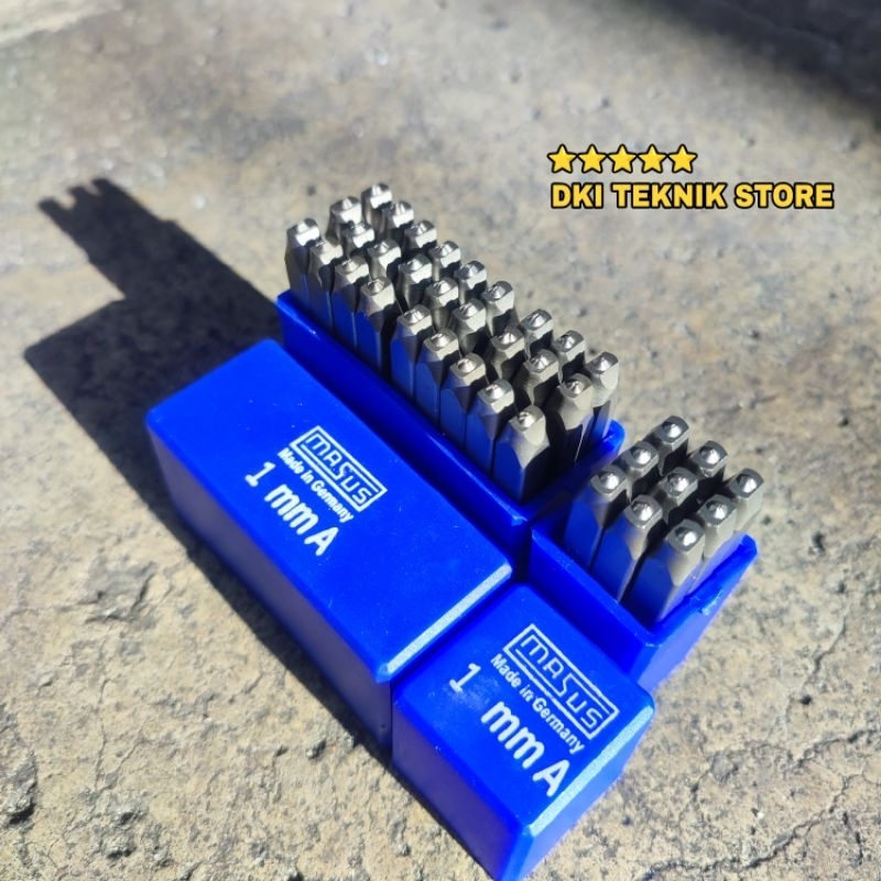 

MASUS Alat Ketok Huruf Angka 1 Mm Stamp Punch Latter and Numbers