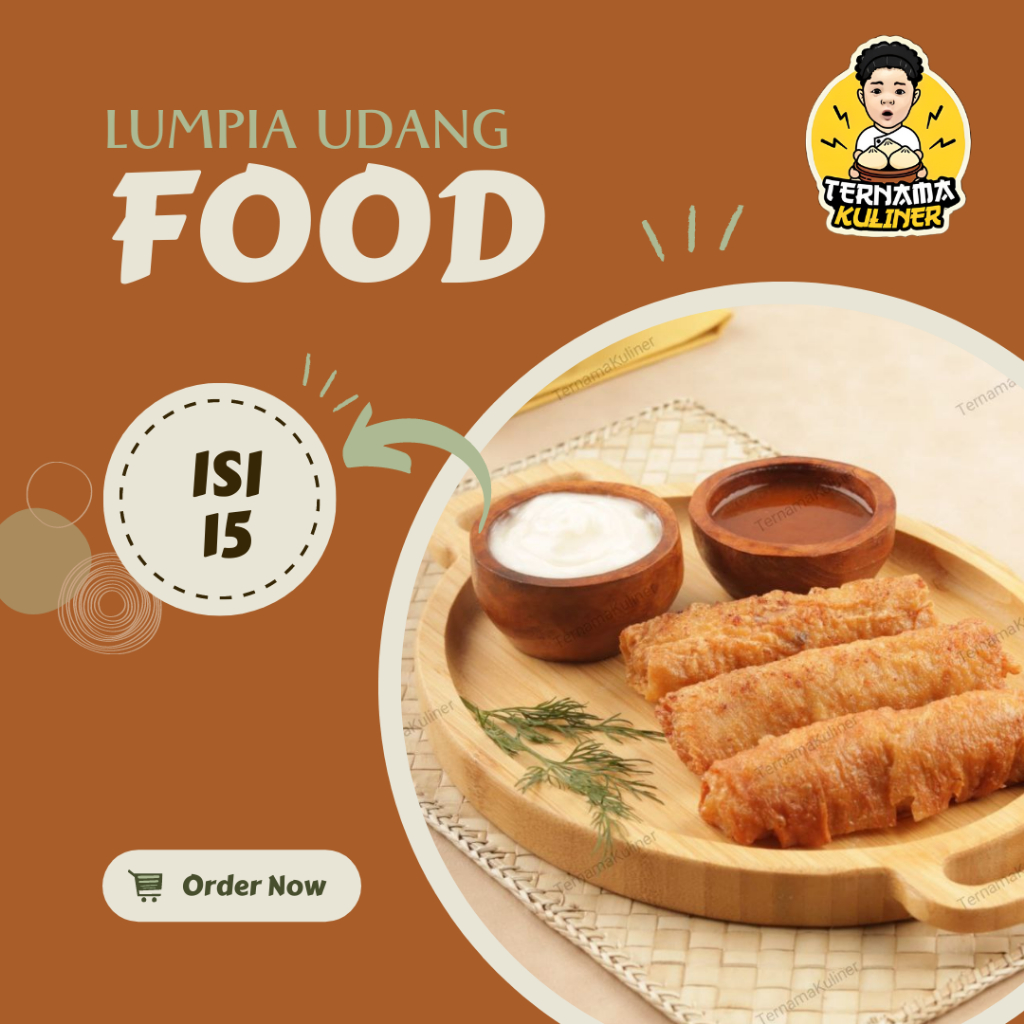 

Lumpia Udang Isi 15 - Saus Pedas | Ternama Kuliner