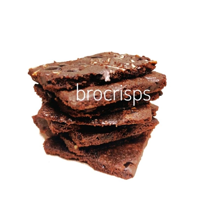 

BroCrisps cemilan brownis crispy keju chocochips 50gr