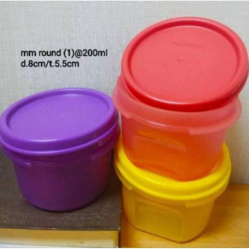 bowl mm round 200ml 3pc