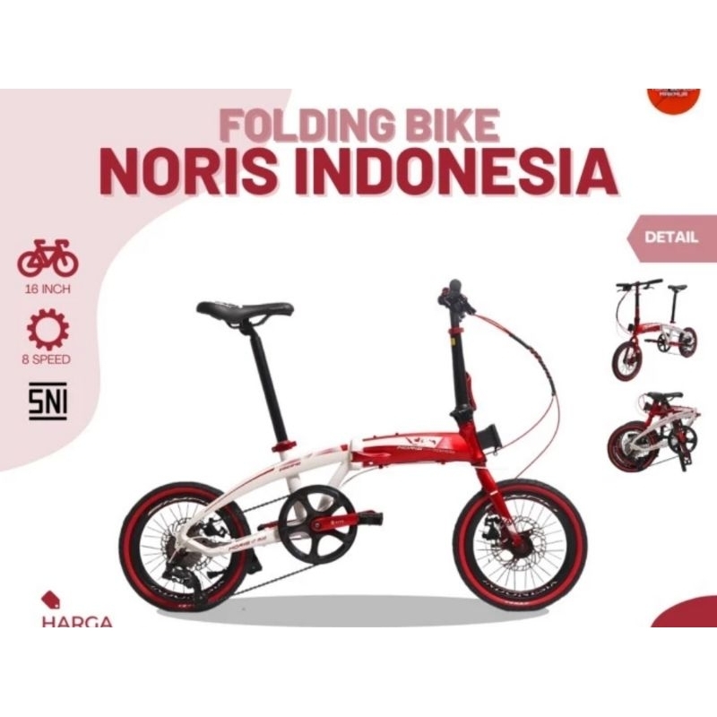 Sepeda Lipat Noris Indonesia 20 inc Pacific bike