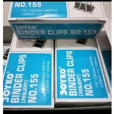 

Binder clip joyko no 155 1pack isi 12pcs