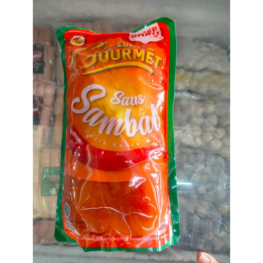 

Saus sambal Euro Gourmet 1kg Saus Extra Pedas