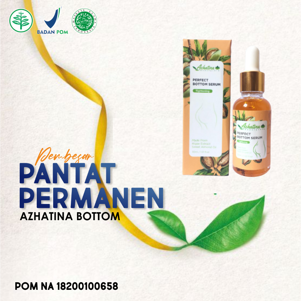 TERLARIS Obat Pemontok Pembesar dan Pengencang Pantat/Bokong Wanita Original Permanen Azhatina