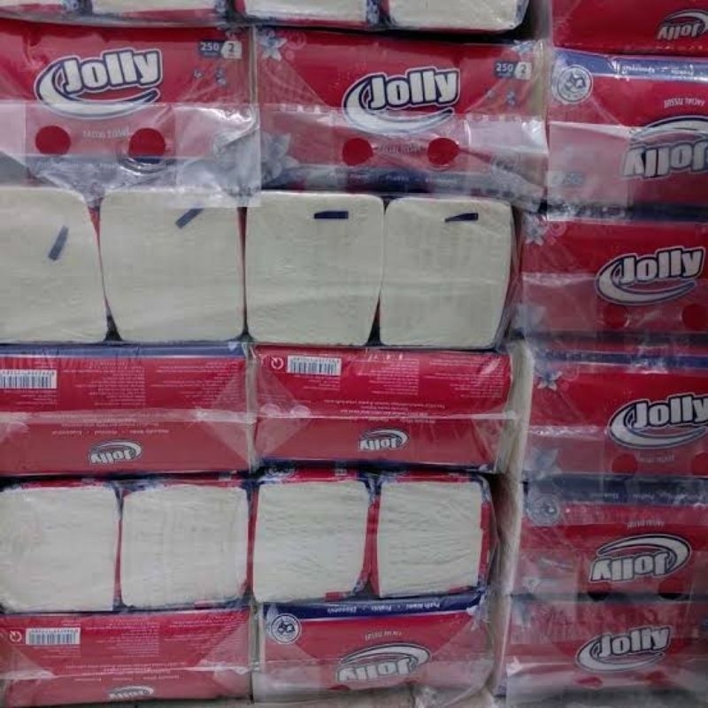 TISSUE JOLLY 4 PCS (250 sheets 2 ply)