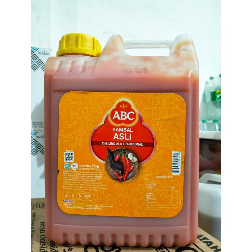 

abc saus cabai 5kg derigen