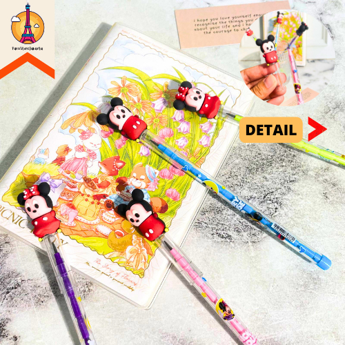 

Pensil Susun Motif Mickey Minnie Tsum Tsum Isi Ulang Stacking Pencil Birthday Event Souvenir Alat Tulis Kantor Sekolah Kado Ulang Tahun