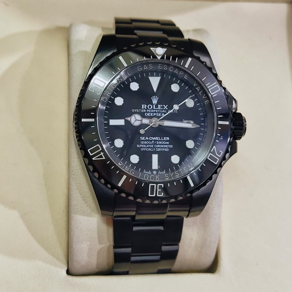 Jam Tangan Otomatis Rolex Deepsea Rantai Original Berkualitas