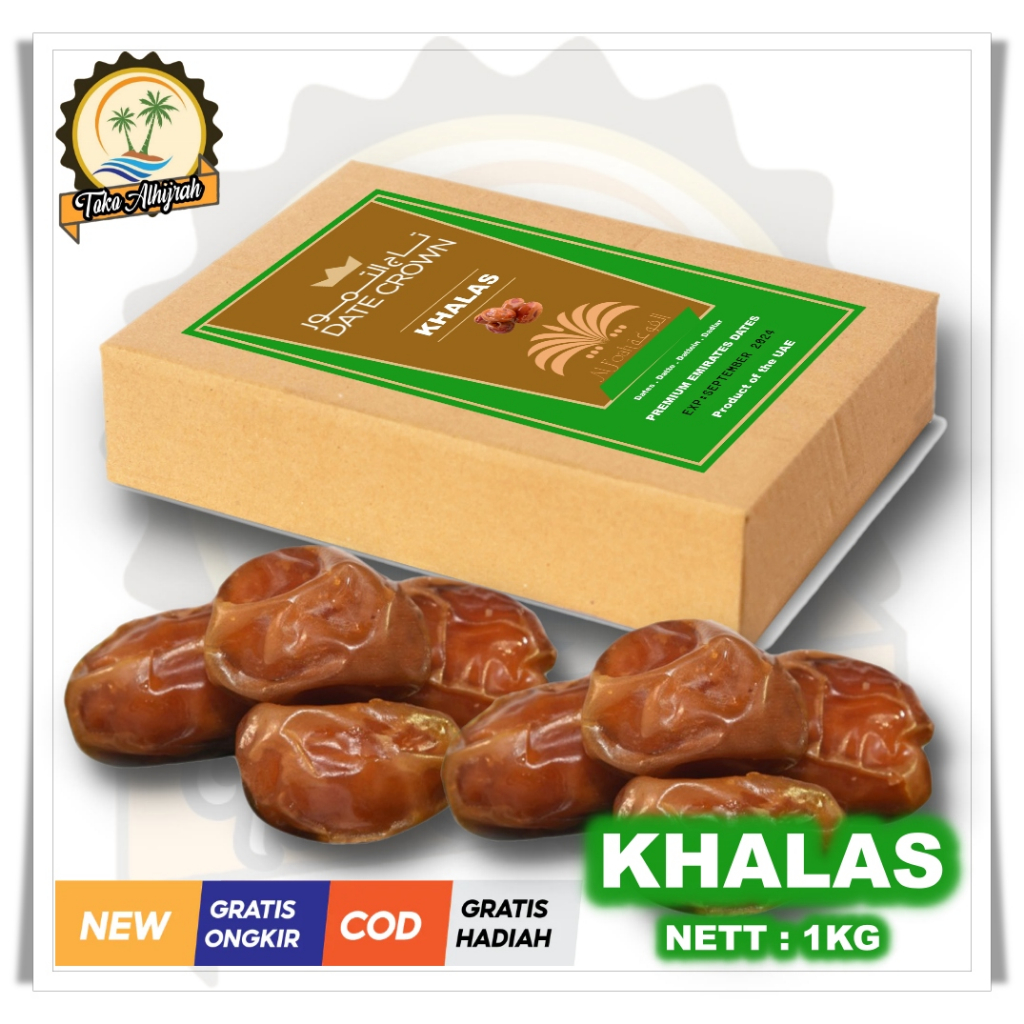

KURMA KHALAS 1KG PREMIUM DATES