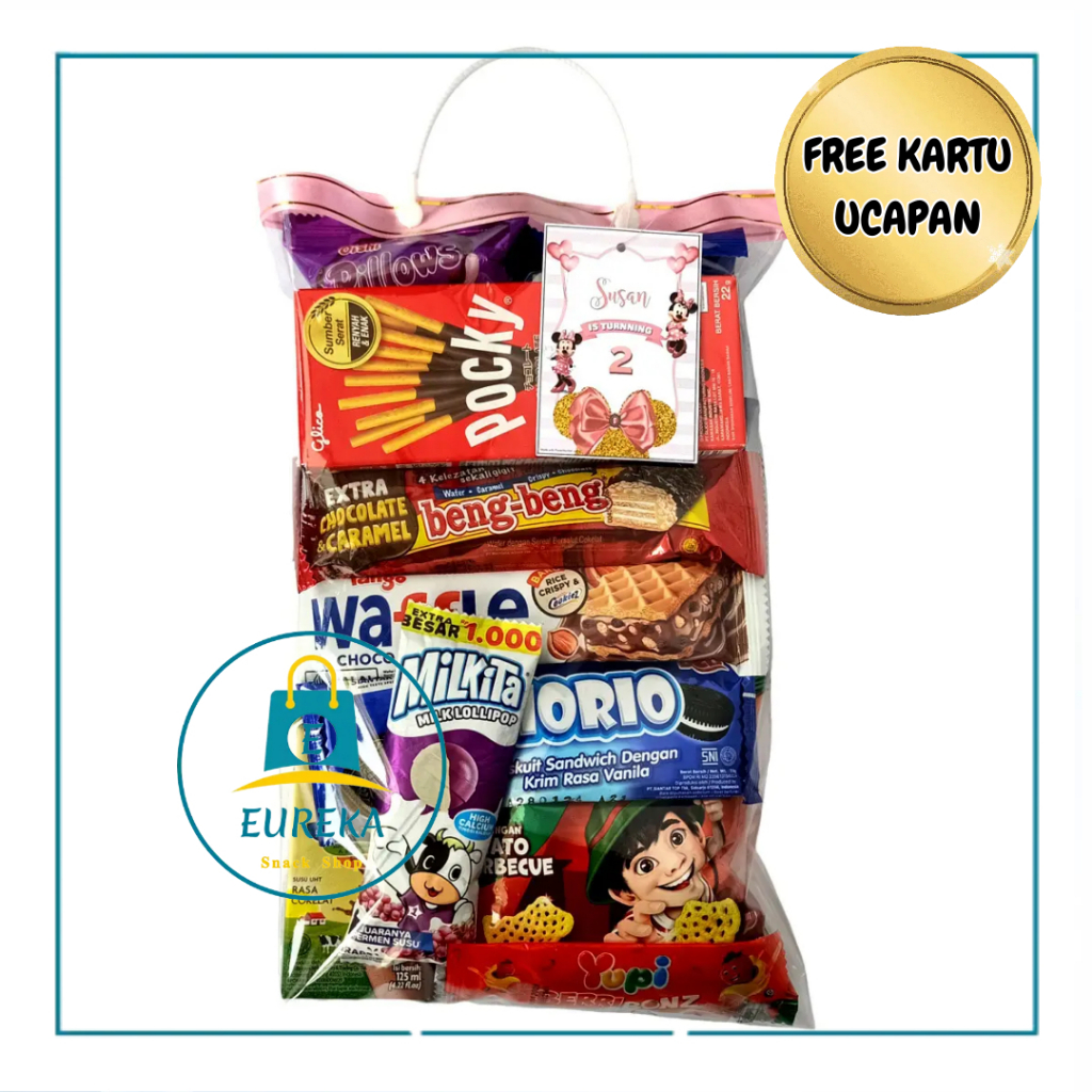 

Paket Snack Ulang Tahun Anak (Paket 30) / Paket Parcel Ulang Tahun Anak / Paket Bingkisan Ulang Tahun Anak / Paket Hampers Ulang Tahun Anak / Snack Ultah Anak / Parcel Ultah Anak / Bingkisan Ultah Anak / Hampers Ultah Anak