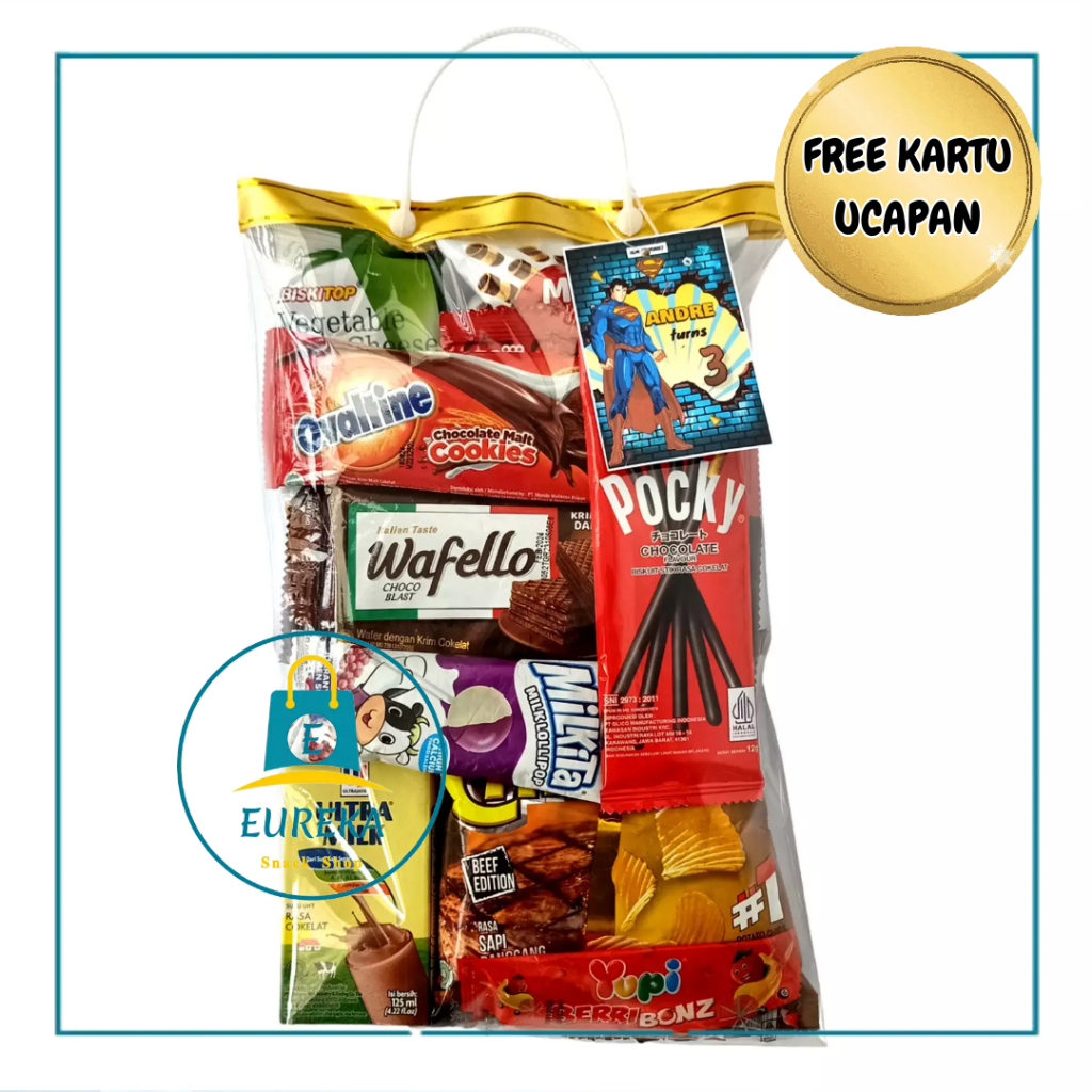 

Paket Snack Ulang Tahun Anak (Paket 29) / Paket Parcel Ulang Tahun Anak / Paket Bingkisan Ulang Tahun Anak / Paket Hampers Ulang Tahun Anak / Snack Ultah Anak / Parcel Ultah Anak / Bingkisan Ultah Anak / Hampers Ultah Anak