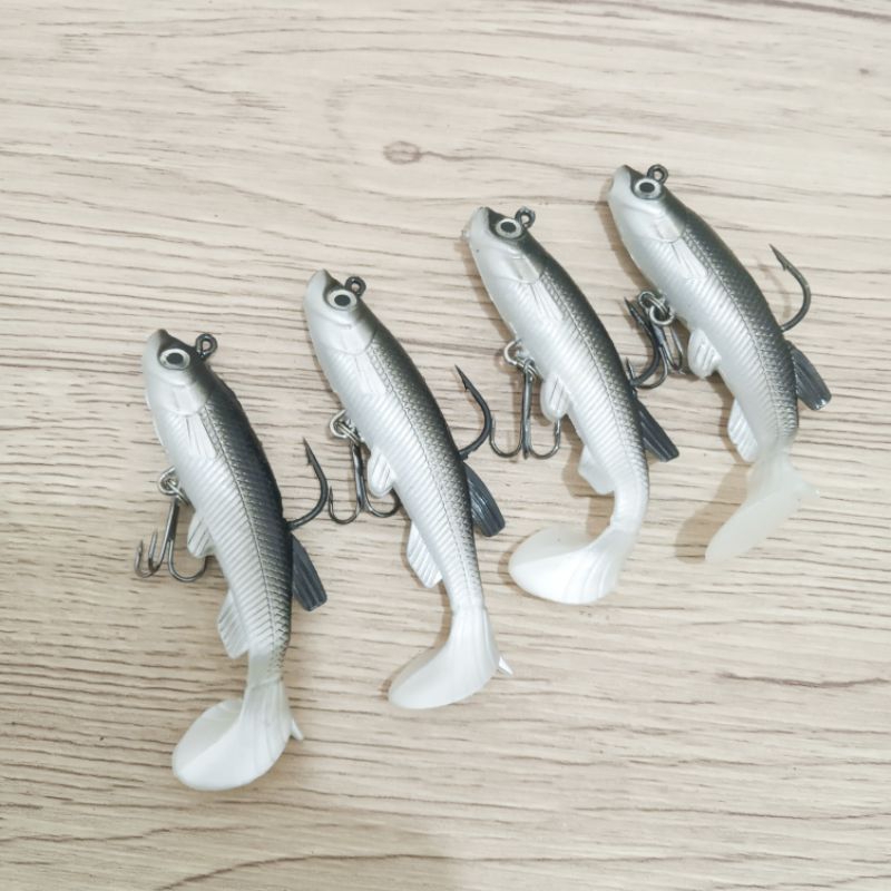 1 Buah Soft Lure Belanak 8 cm 12 gram