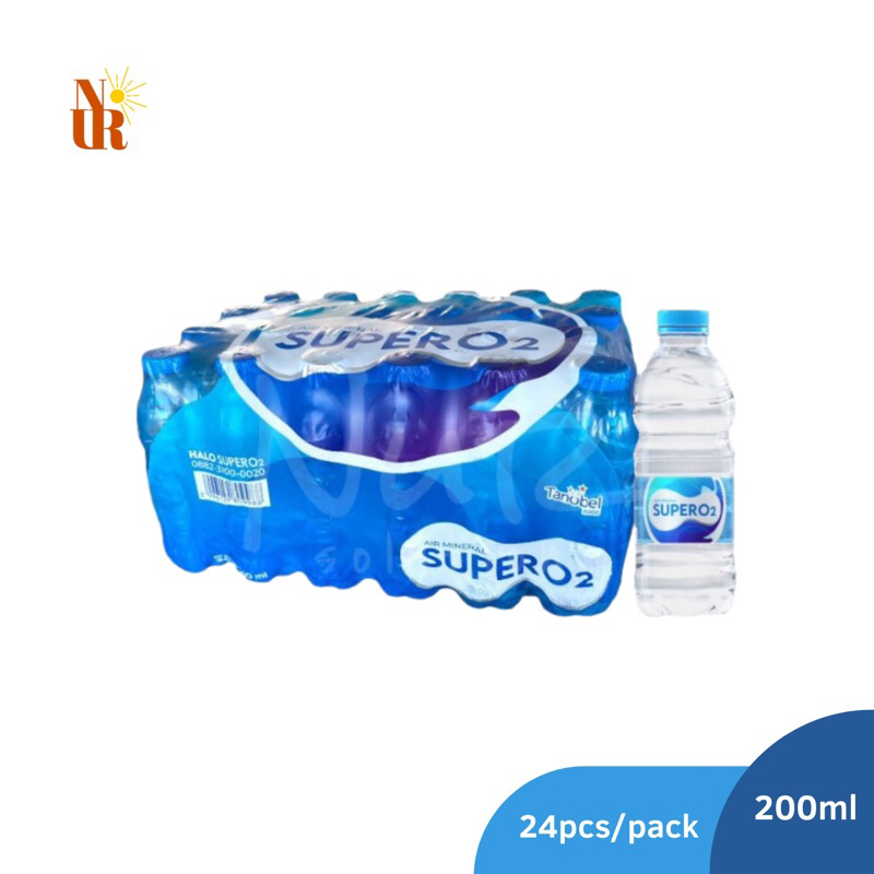 

SuperO2 200ml x 24pcs [Shrink Wrap] / Air Mineral Beroksigen