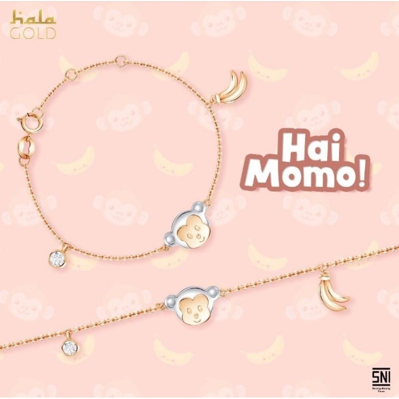 Gelang Hala Gold Momo Series