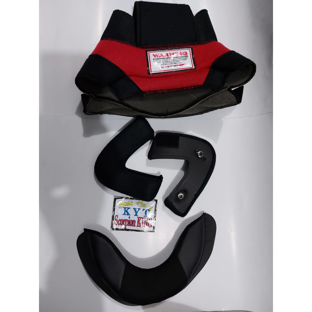 BUSA FULLSET HELM KYT SCORPION KING BESI