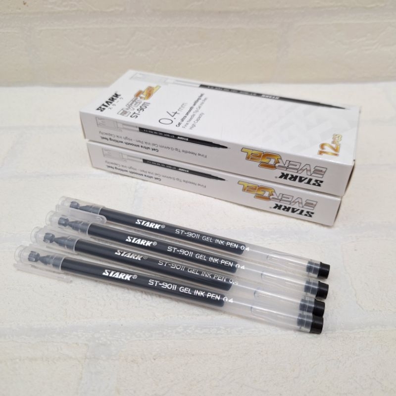 

1 Kotak Pena Gel STARK EVERGEL ST9011 Isi 12 Pcs / Pulpen Gel Stark
