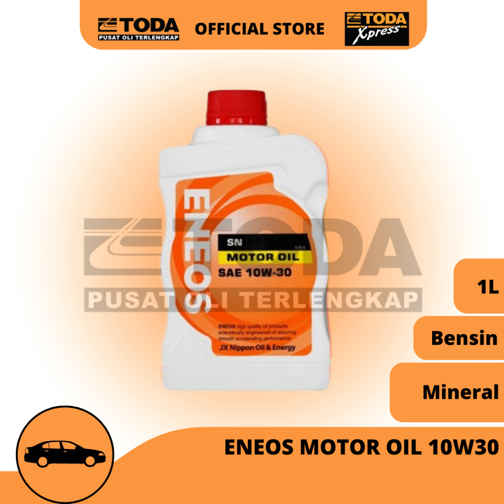 Oli Mesin Mobil Eneos Motor Oil 10W30 SN/CF 1L Original