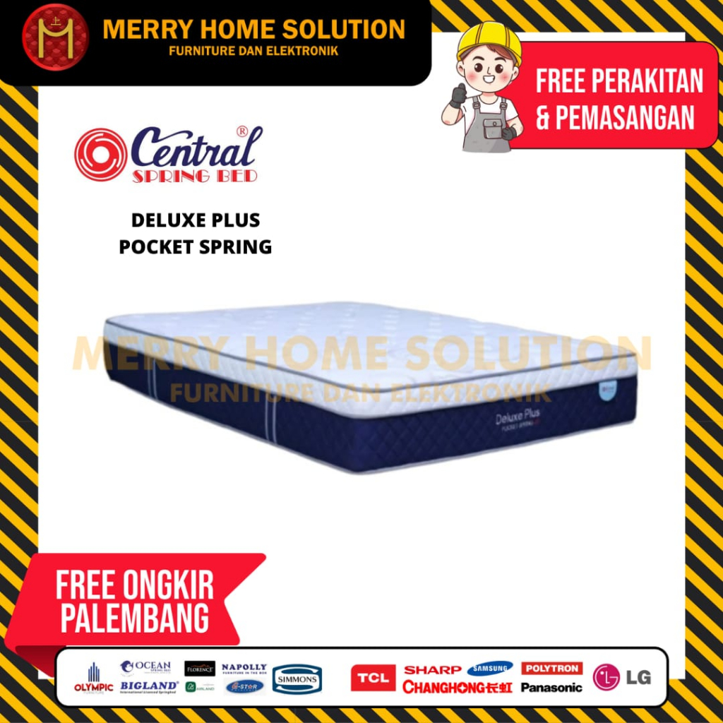 KASUR SPRINGBED CENTRAL DELUXE POCKET PLUS