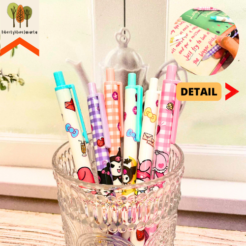 

Pulpen Cetek Sanrio V3 Kuromi Melody Tinta Hitam Stationery For School Alat Tulis Kantor Sekolah Ready Grosir Kado Ulang Tahun