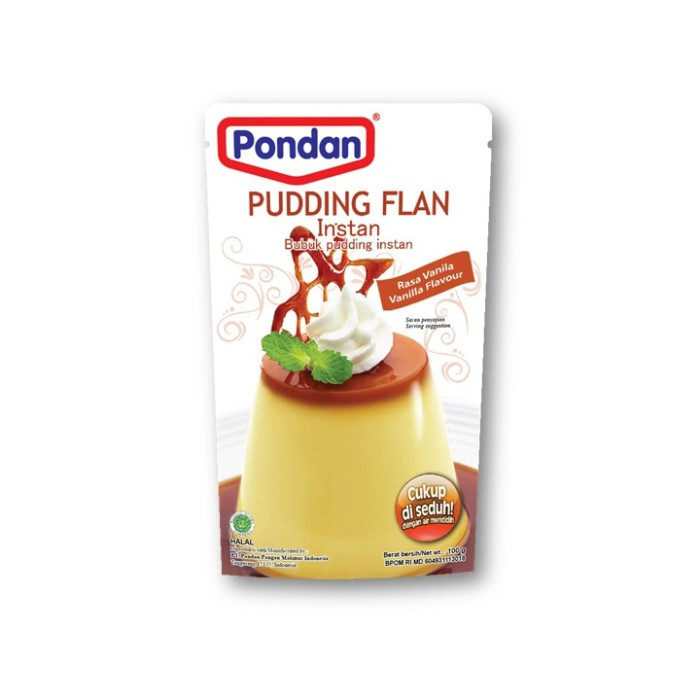 

Pondan Pudding Flan Instant Vanila 100gr