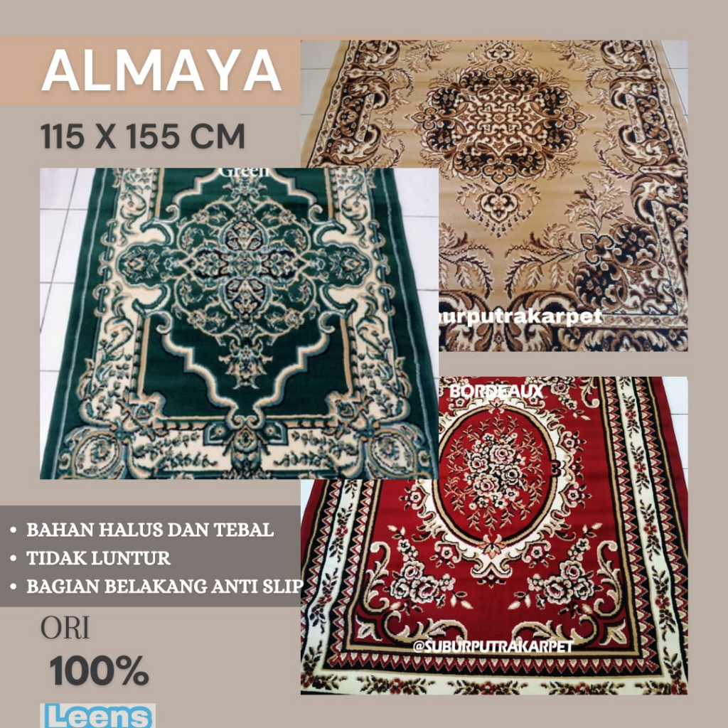 Karpet Permadani Almaya 115x155cm Varian Motif A