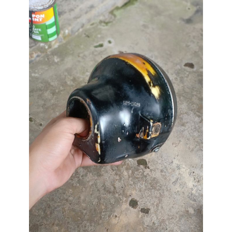 Batok lampu bulat set ring GL100 original second