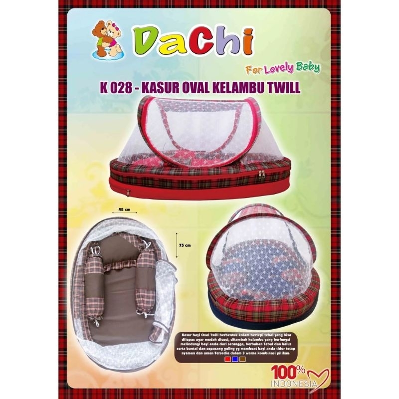 Kasur Bayi Oval kelambu Twil - DACHI Newborn